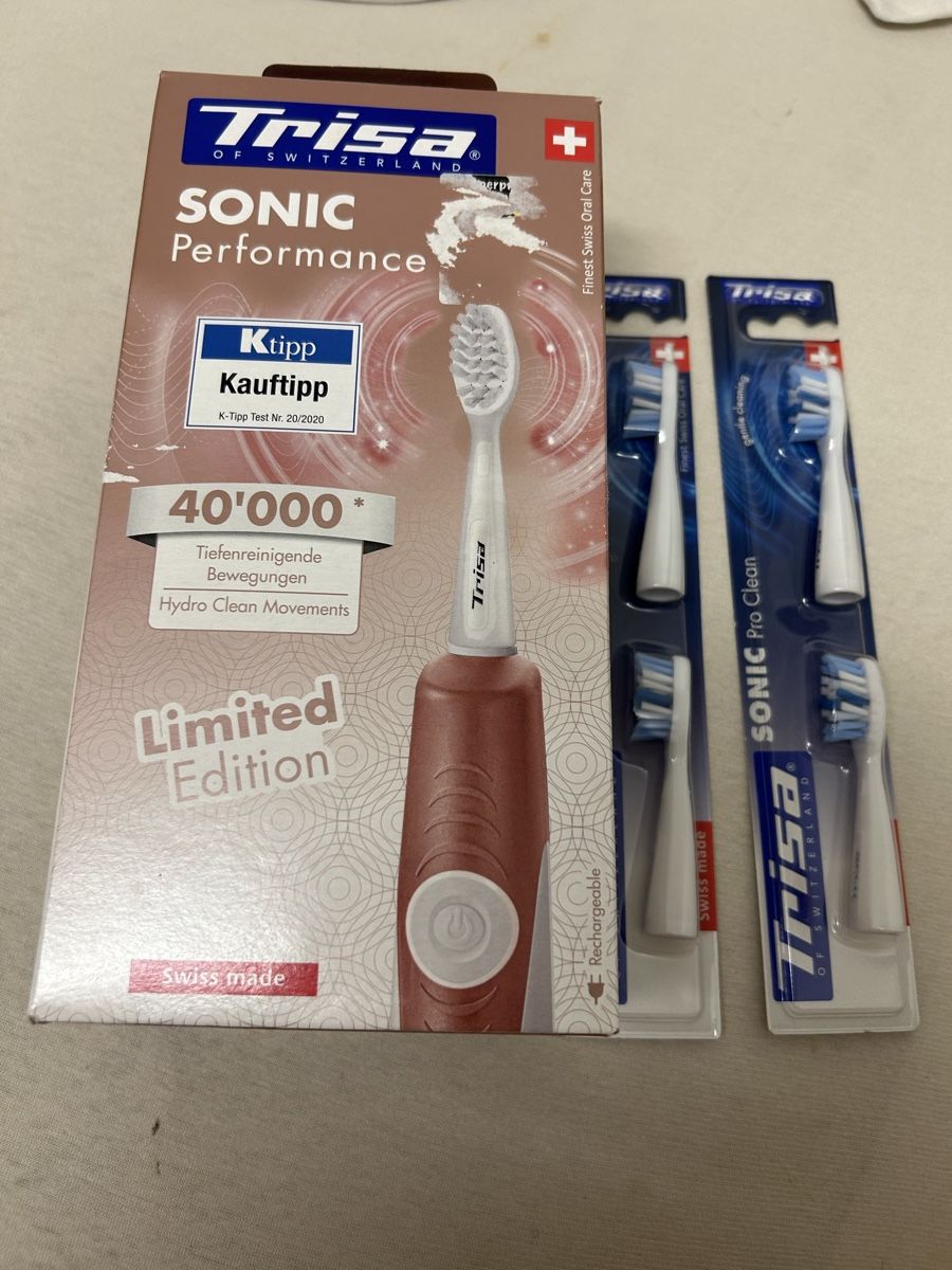 Trisa Zahnpflege: elektr trisa zahnb u ersatz neu – Neu und originalverpackt aus Zürich von 11Zitronenfalter