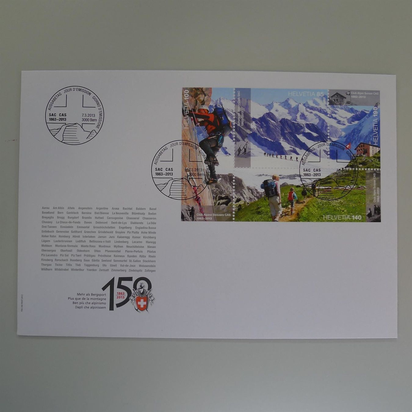Alle Briefmarken: 27 Briefe moderne Blocks + Ausschnitte inkl. Goldbriefmarke – Gebraucht aus Sursee von Luzernerraute 5