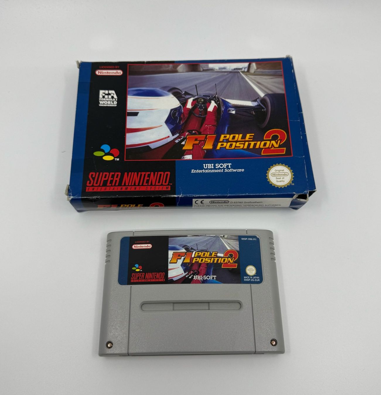 Giochi: F1 Pole Position 2 (Super Nintendo Snes) – Usato da Herisau venduto da Seyashop1