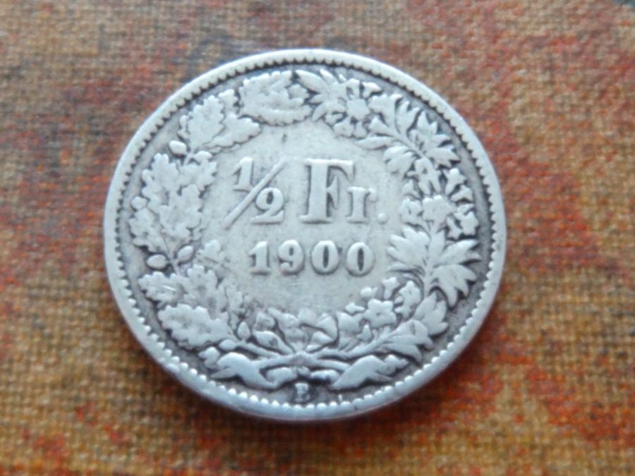 Alle Münzen: 1/2 Fr. 1900 – Gebraucht aus Romanel-sur-Lausanne von Swift13