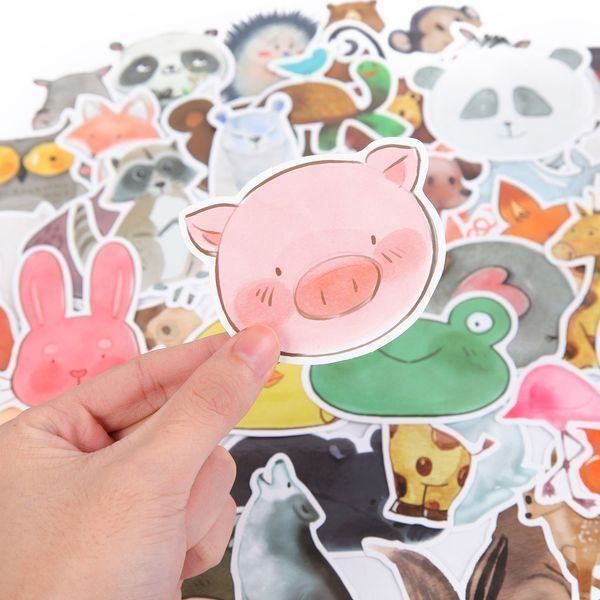 Aufkleber: 50 TIER STICKER - AUFKLEBER - WASSERFEST – Neu und originalverpackt aus Kriens von swissgadget 7
