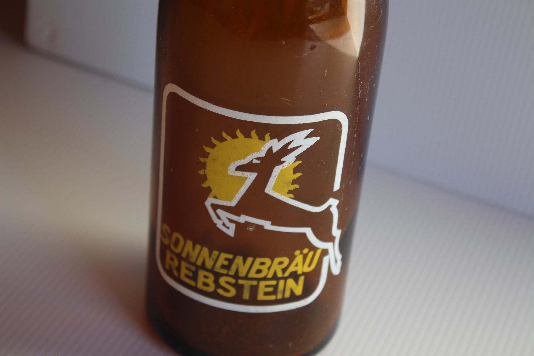 Gläser, Krüge & Flaschen: Sonnenbräu: "Bock hell" 1966 – Gebraucht aus Altstätten SG von alpalfa 2
