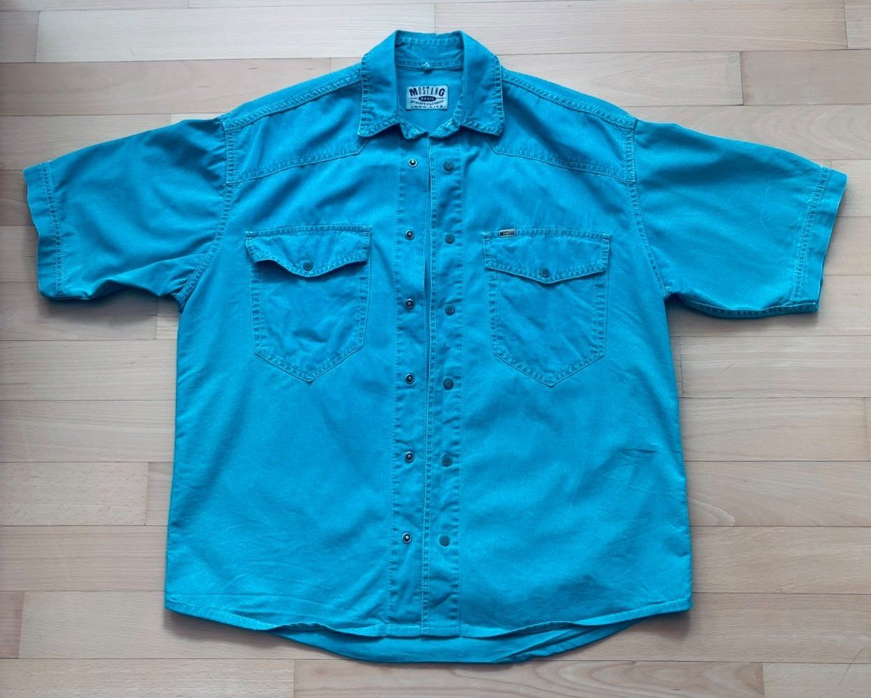 Hemden: Kurzhemd, Mustang, Trade Basic Mark, Quality Clothes – Gebraucht aus Winterthur von YaV