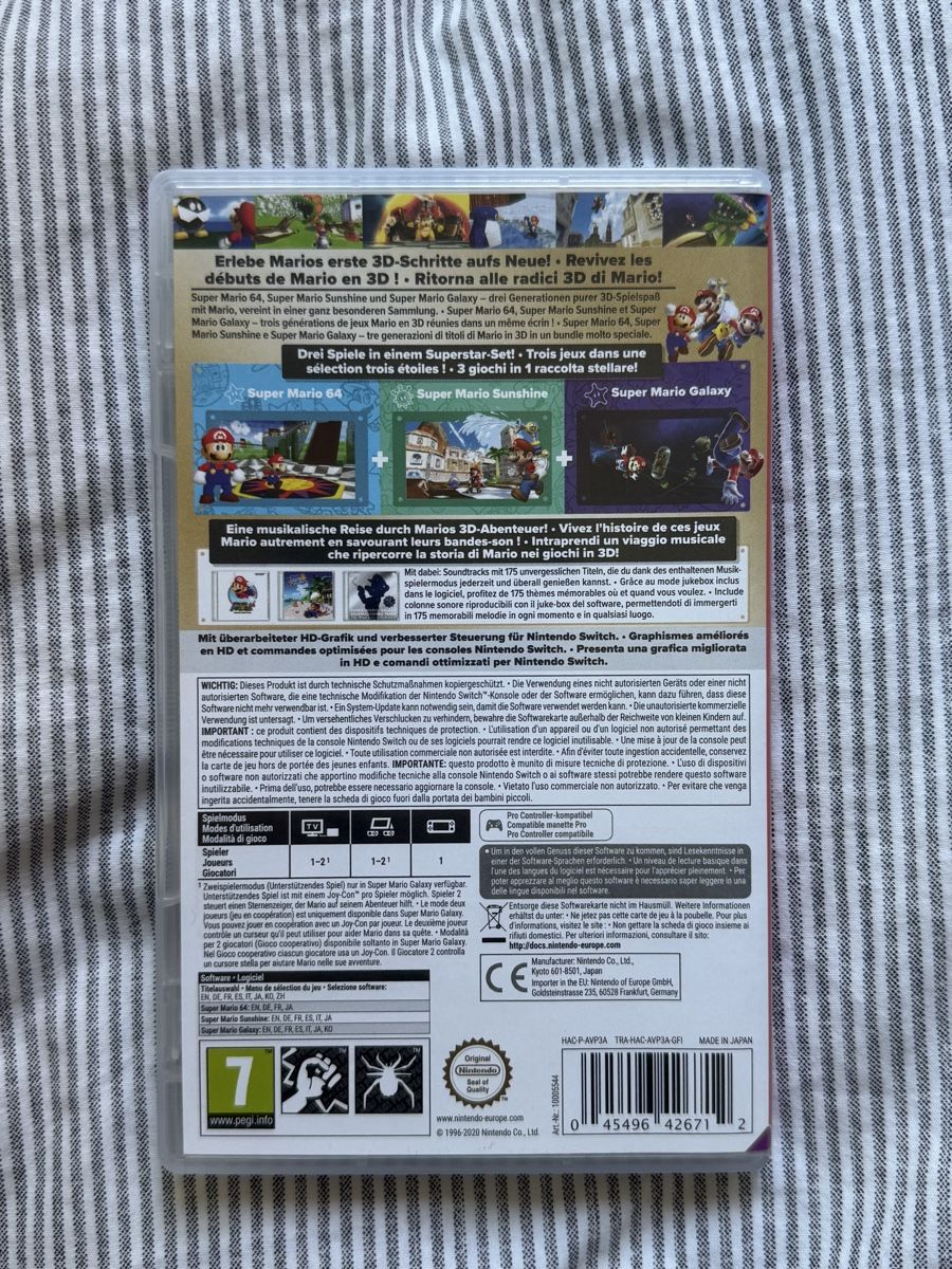 Nintendo Spiele: Super Mario 3D All-Stars Nintendo Switch game – Neu (gemäss Beschreibung) aus Zürich von lud_pn86 2