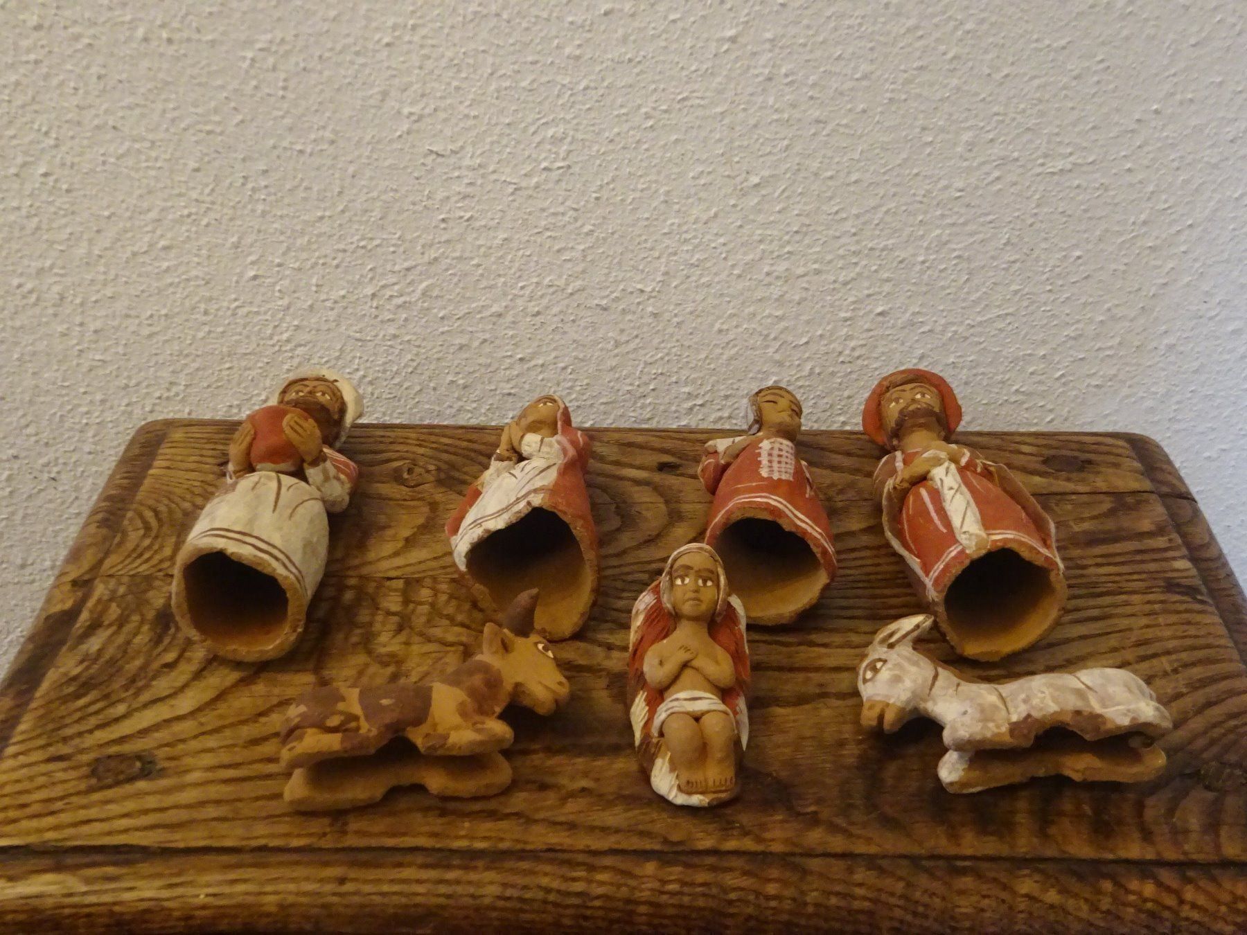 Figuren: Alte Tonkrippe - Südamerika – Gebraucht aus Esslingen von eintagammeer 6