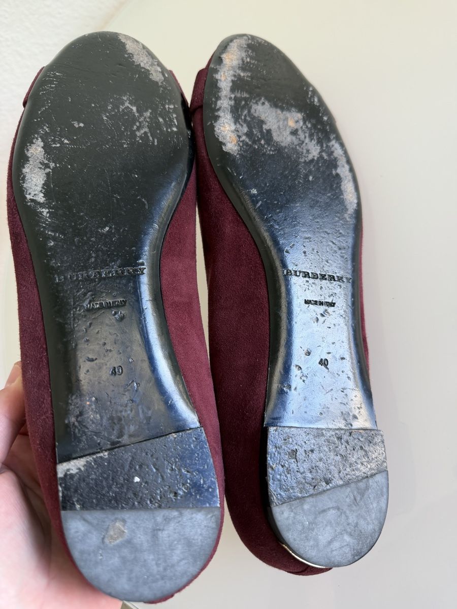 Burberry Scarpe da donna: Chaussures en daim Burberry – Usato da Cressier FR venduto da Kvito4ka 2