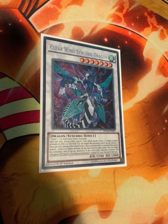 yugioh clear wing synchro dragon deck Clear Wing Synchro Dragon (UTR) [CROS-EN046] Ultimate Rare – Black Swamp  Games main image 1