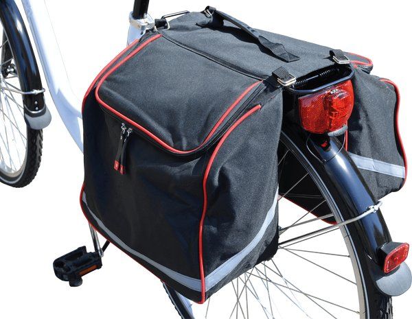 Borse: Fahrrad-Doppeltasche mit Reflektorstreifen – Nuovo e nell'imballaggio originale da Oensingen venduto da Liquidations-Shop