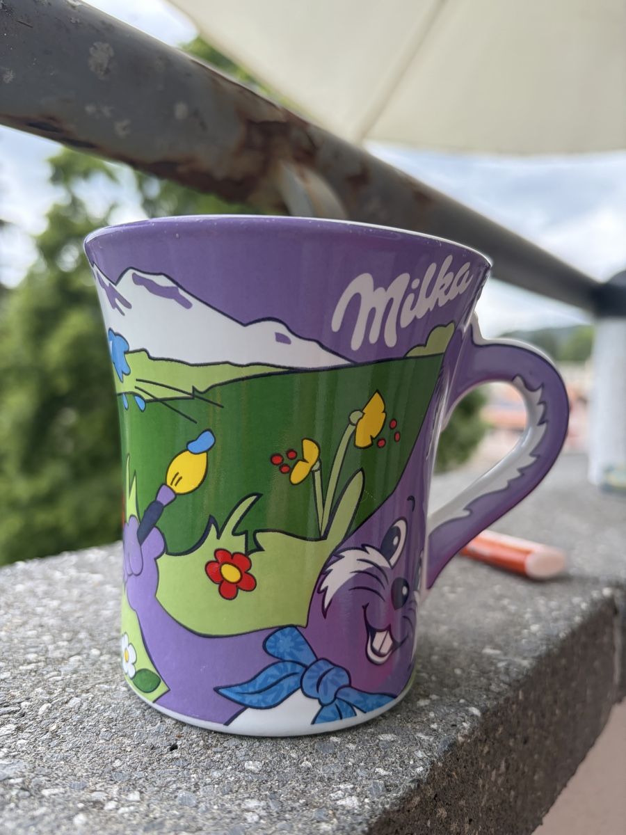 Tassen: Tasse à Café Milka – Gebraucht aus Ste-Croix von flo_rf2n