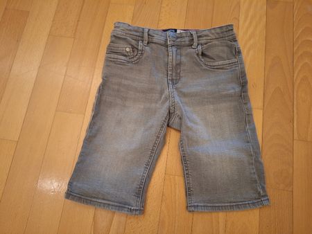 graue Jeans-Shorts von Okaidi in Gr. 128