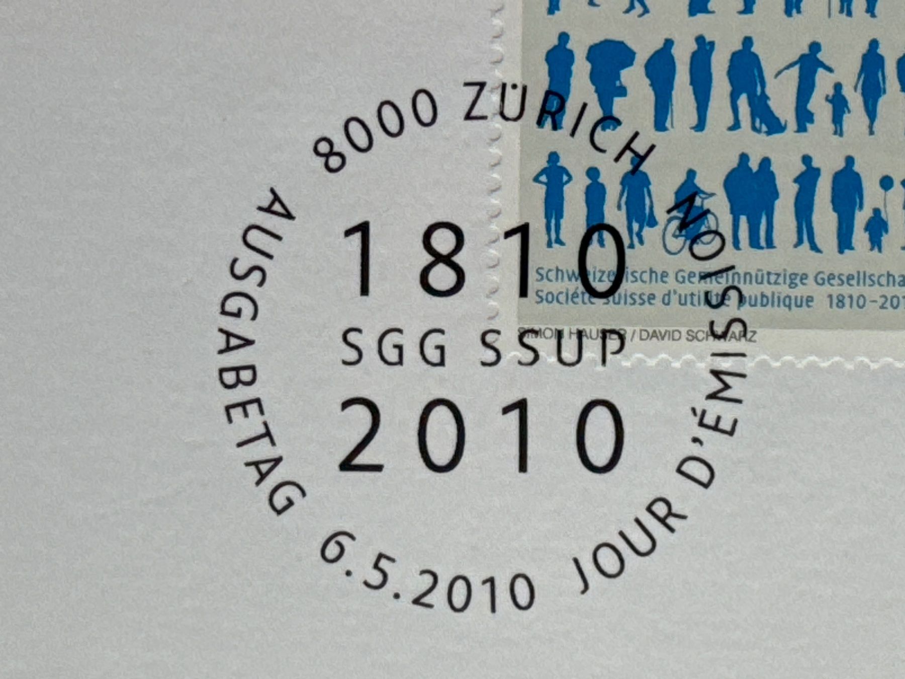Tous les timbres: 2010 Schweizerische Gemeinnützige Gesellschaft – D'occasion à Küssnacht am Rigi par POSTOMASTER 1