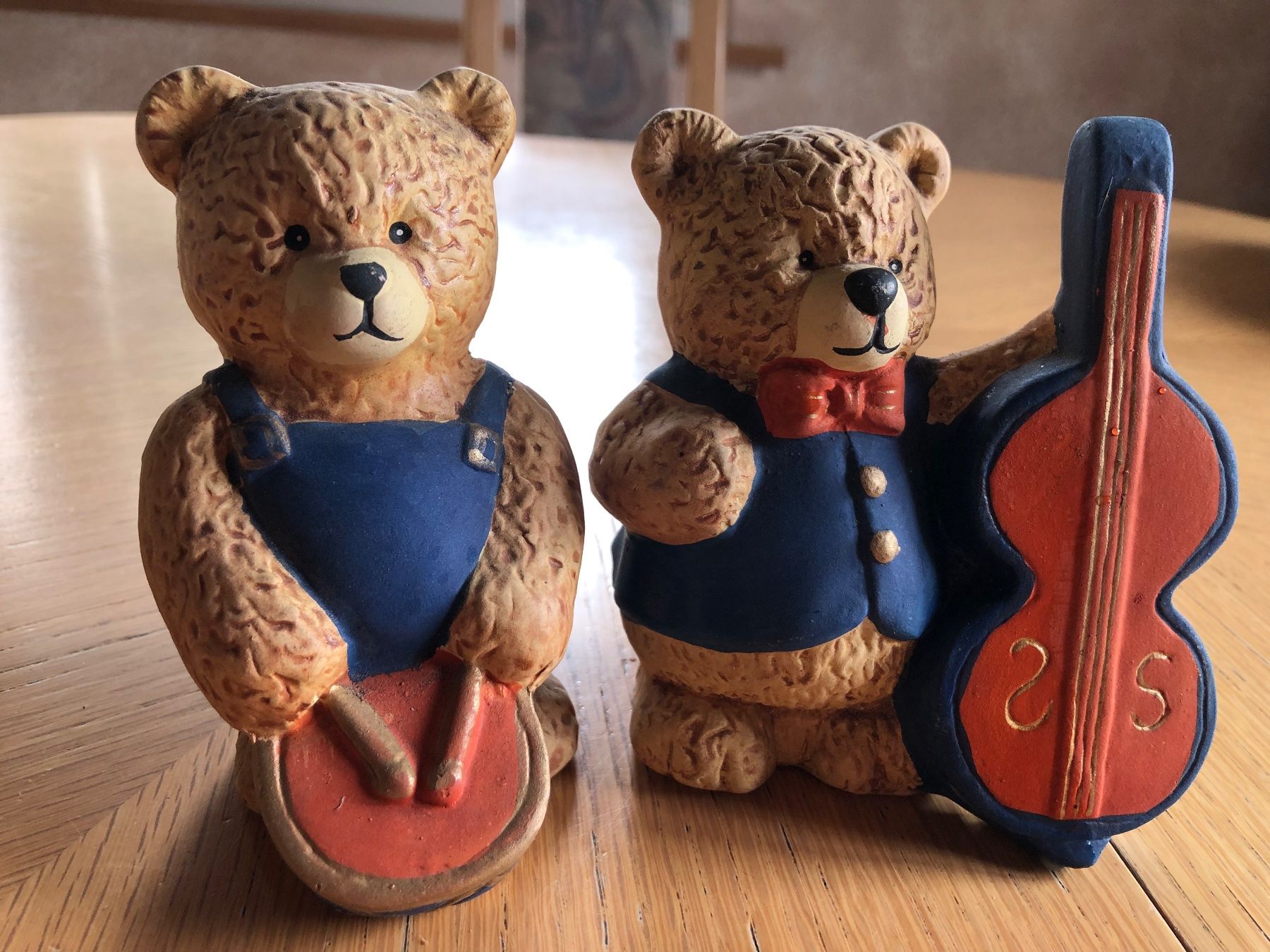 Statuette: 2 Musizierende Bären – Usato da Schübelbach venduto da Dolly990_2