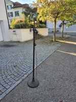 Stehleuchte Metall braun mit zwei Fassungen gebraucht