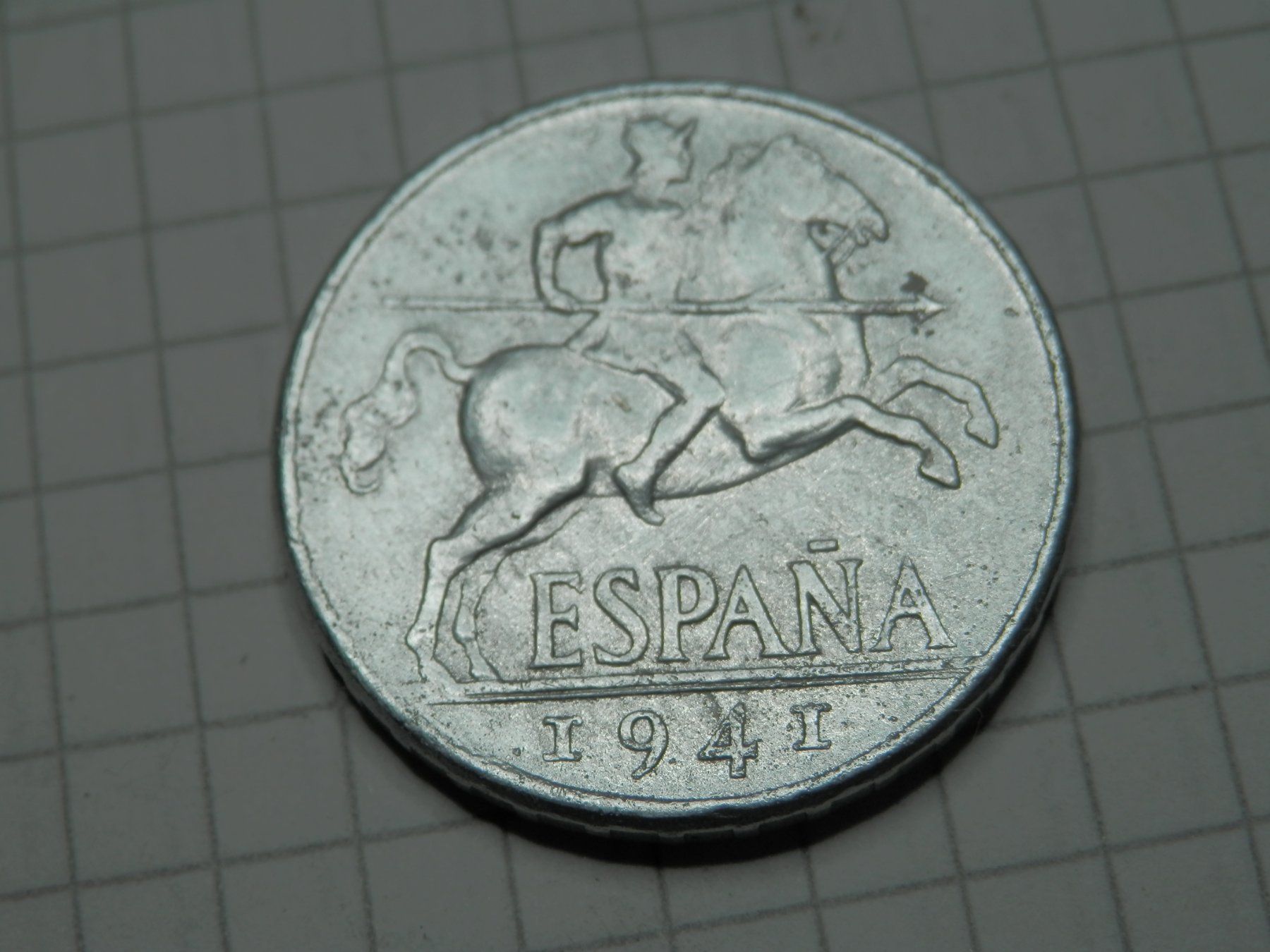 Tutti le monete: Spanien 10 Centimos, 1941 – Usato da Weiach venduto da weiach81