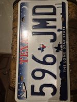 US Kontrollschild Texas