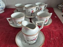 Tasses vintage Porcelaine Heutschenreuther 1950 C36