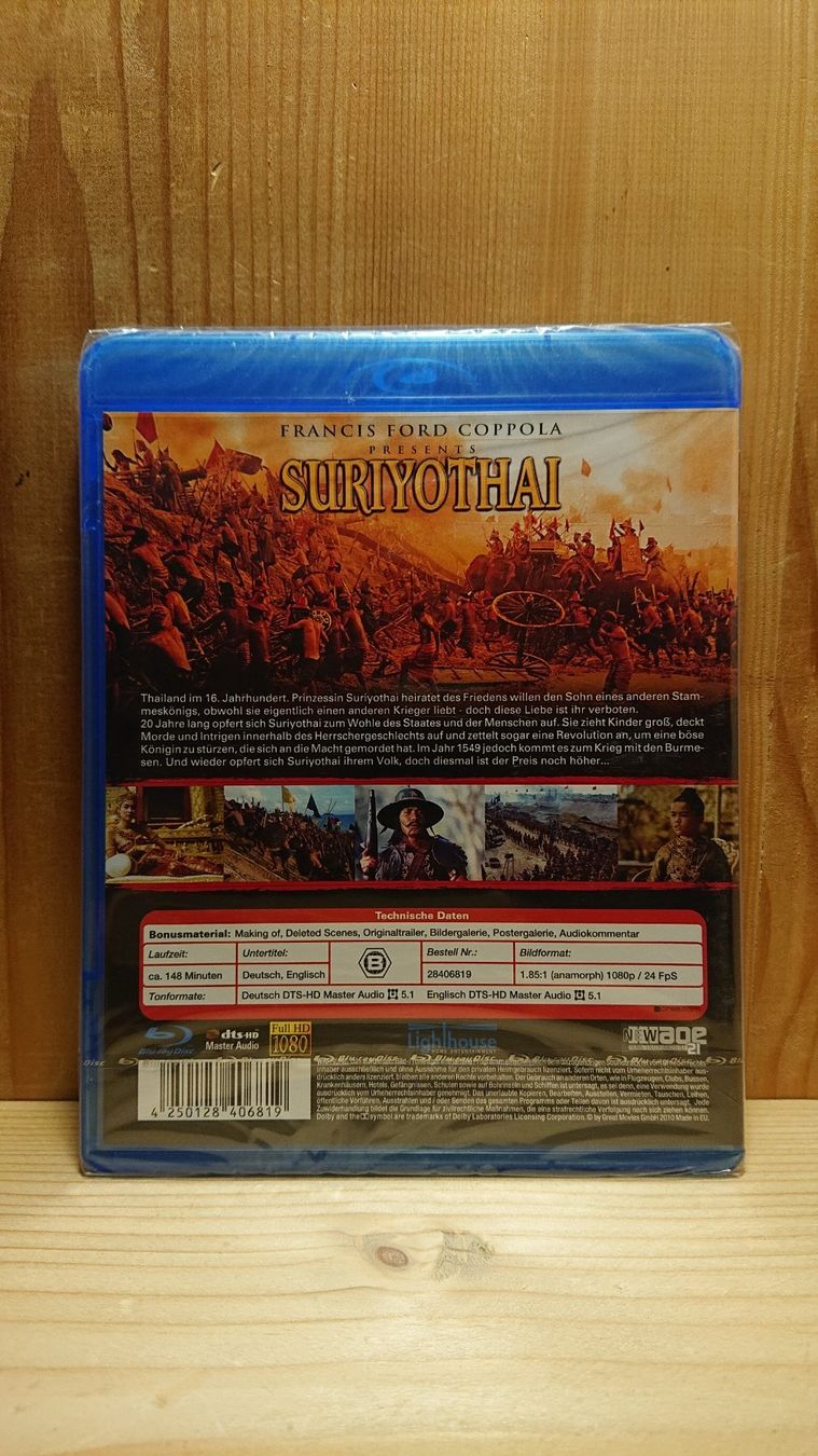 Tutti i DVDs: SURIYOTHAI Die Kriegsprinzessin Blu-Ray – Nuovo e nell'imballaggio originale da Wilderswil venduto da Exebub 1