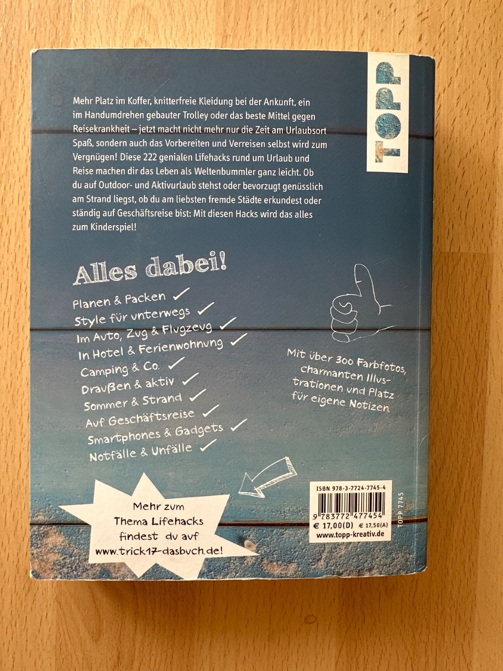 Livres: TOPP TRICK 17 - Urlaub & Reise – D'occasion à Schwarzenburg par mezulienka 2