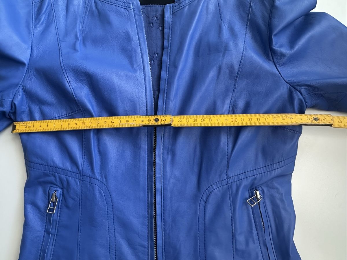 Morgan Giacche: Morgan de Toi Leather Jacket, Size S, blue – Usato da Vevey venduto da ledidream 4