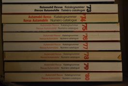 REVUE AUTOMOBILE - AUTOMOBIL REVUE 1973-80 - KONVOLUT 8X