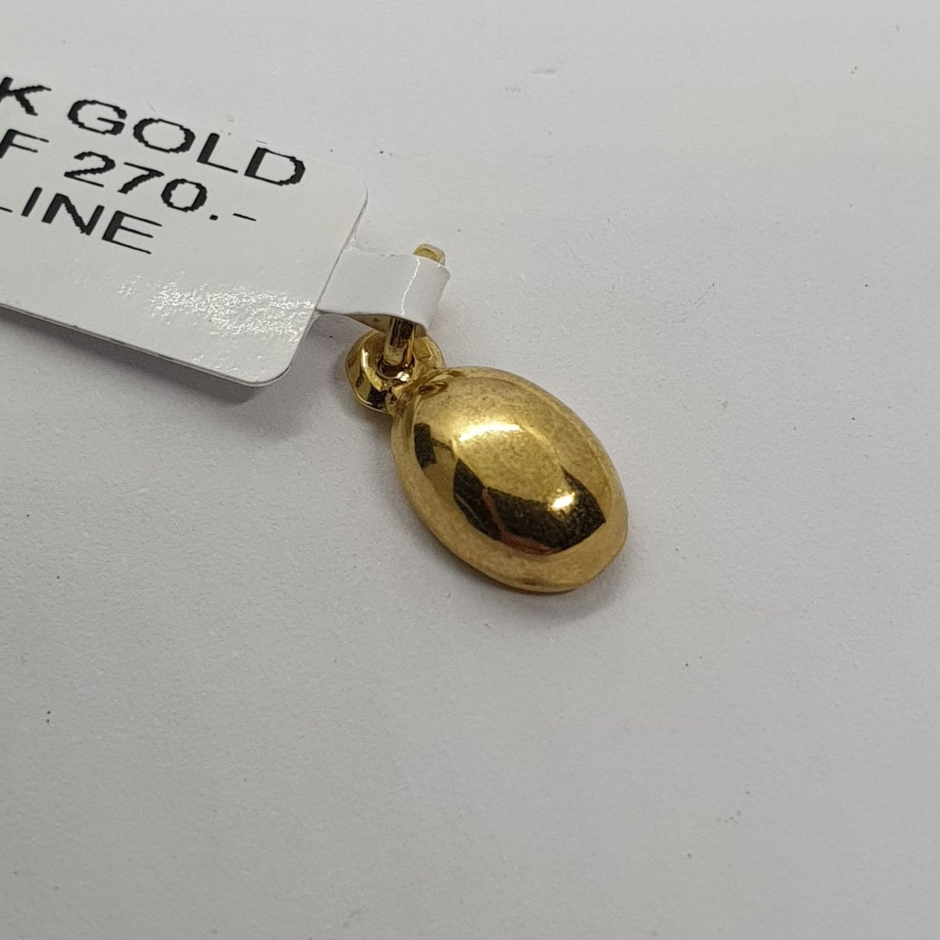 Ciondoli: Echt 18K Gold - Kaffeebohne Anhänger – Usato da Luzern venduto da Goldhaus-Luzern 2