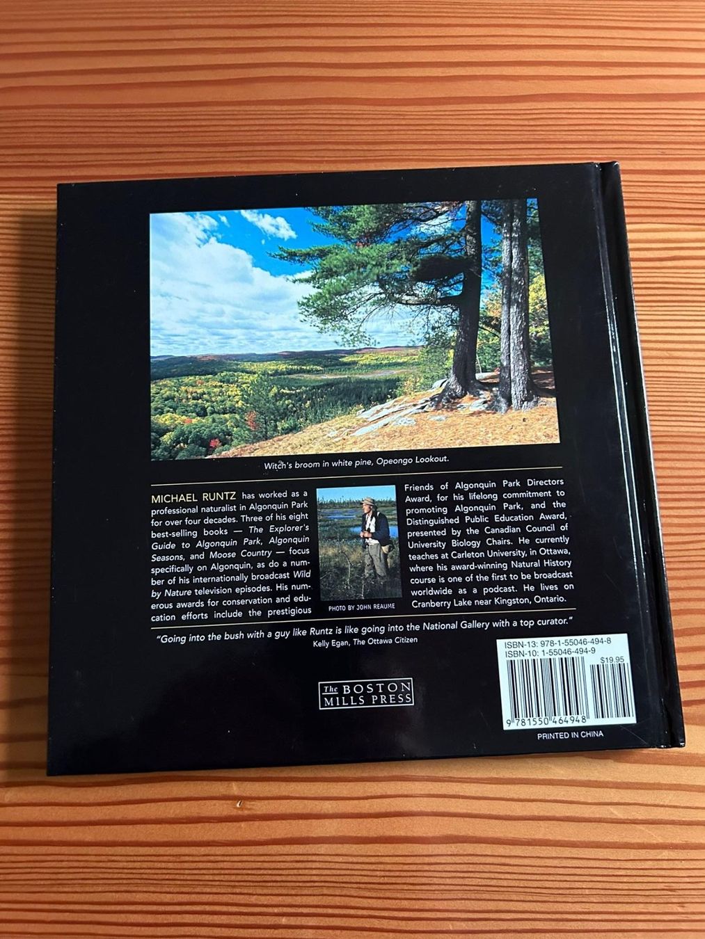 Libri: Algonquin Souvenir von Michael Runtz / NEU – Nuovo e nell'imballaggio originale da Zürich venduto da elsoca 1
