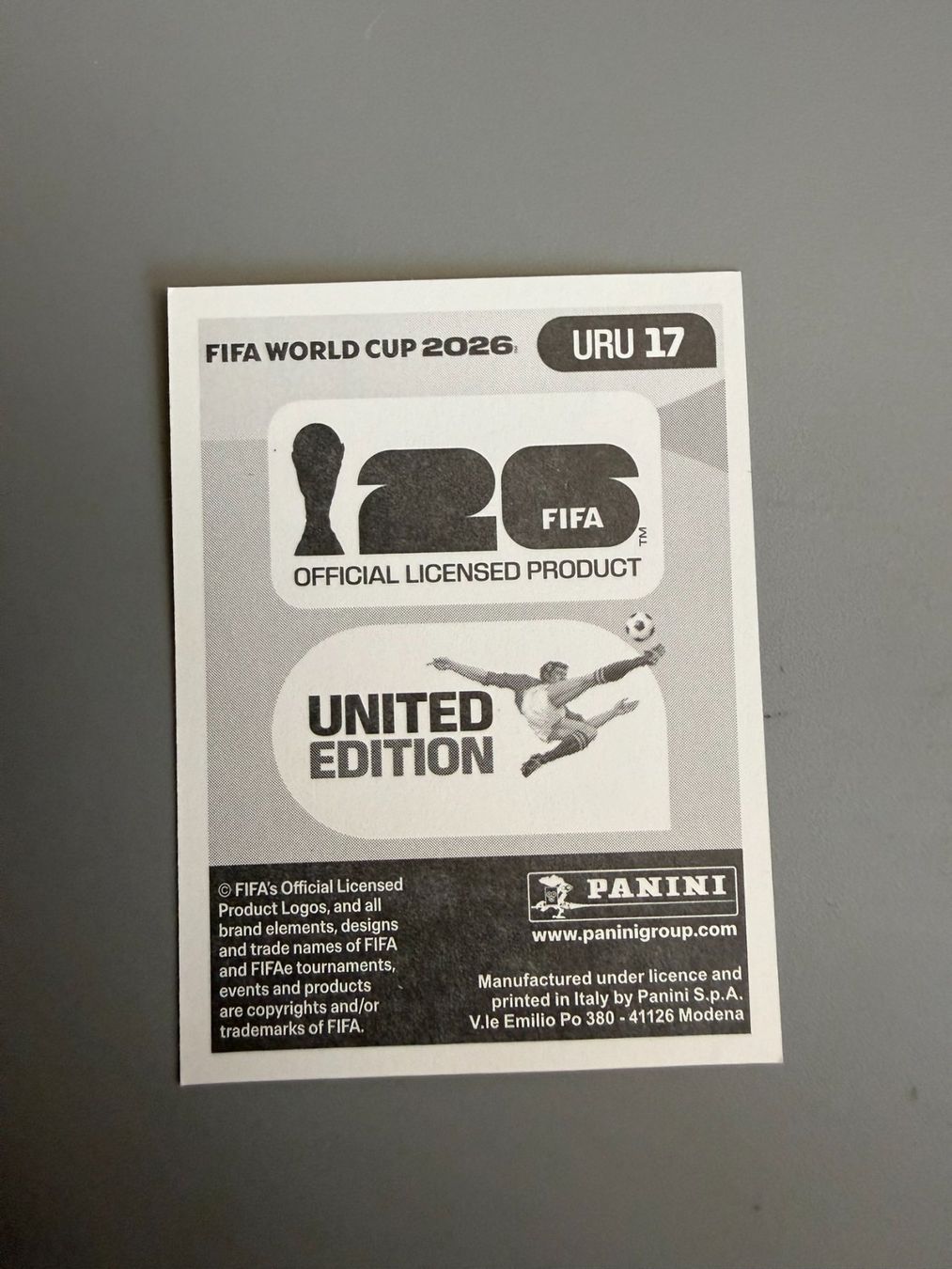 Panini Carte collezionabili: Panini Darwin Nunez URU17 – Usato da Liebefeld venduto da Ronaldo-1996 1