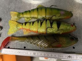 Lot de 3 leurres artificiels poisson nageur
