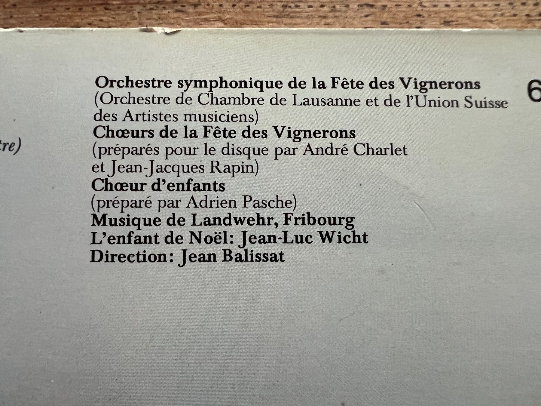 Dischi in vinile: Fete des Vignerons, 1977 Schallplatte, LP – Usato da Ennetbaden venduto da mapa05 5