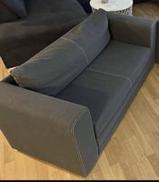 Schlafsofa dunkelgrau ausziehbar guter Zustand