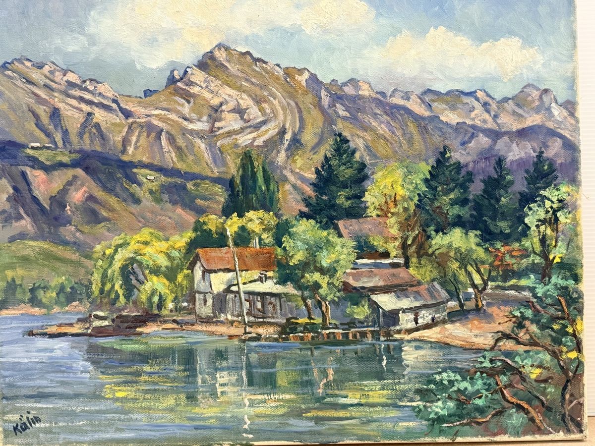 Dipinti: Max Kälin - Ölgemälde – Usato da Solothurn venduto da NUVICO 3