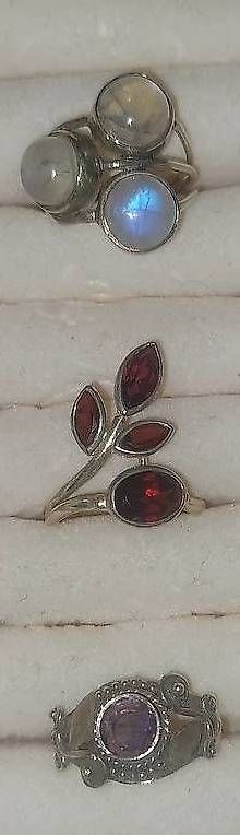 Sonstiger Schmuck: Anelli in argento 925 con pietre – Gebraucht aus Tesserete von BreezyRose 2