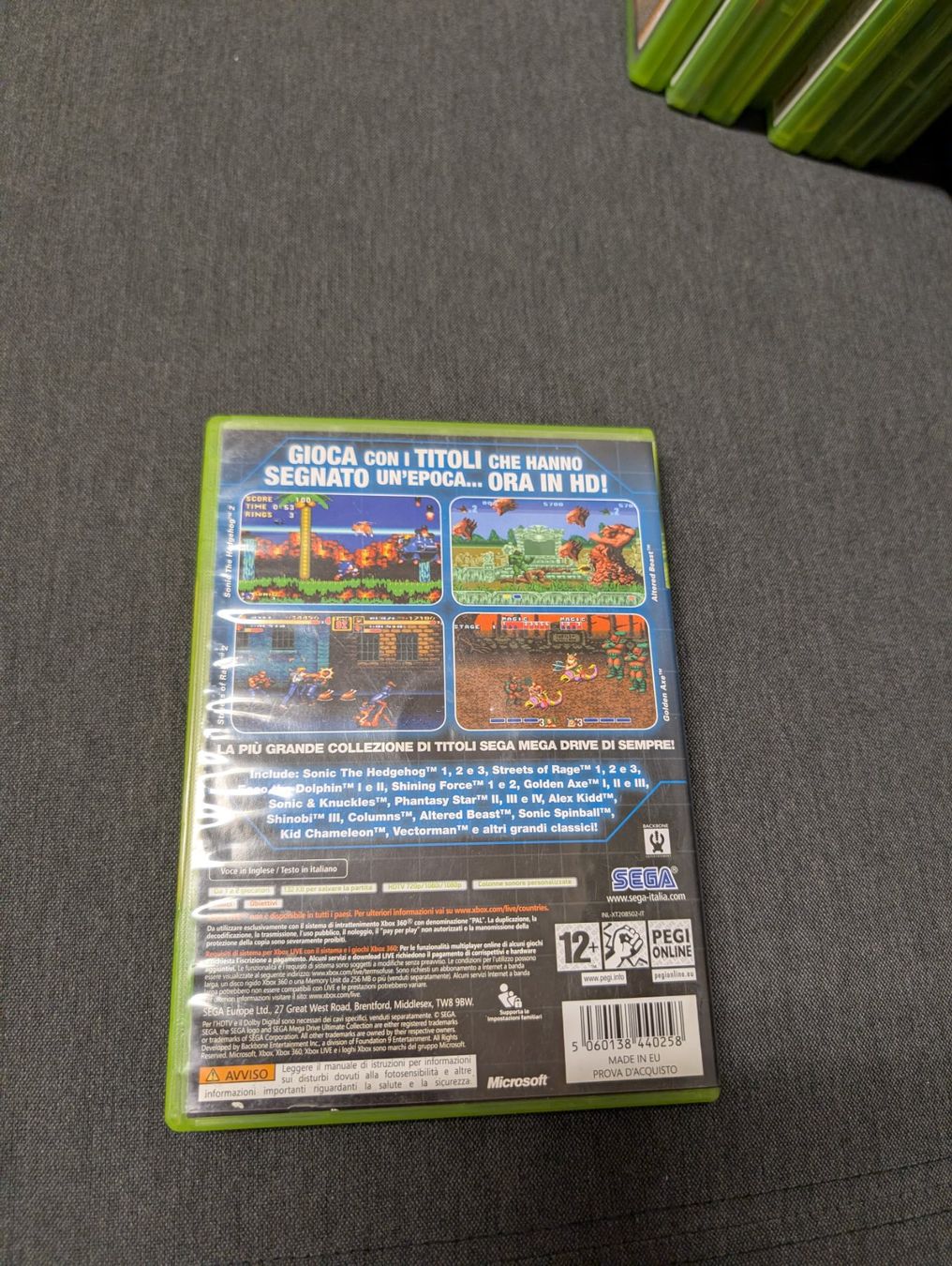 Giochi: Sega Mega drive ultimate collection Microsoft Xbox 360 – Usato da Giubiasco venduto da Ticinerd 1