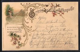 Litho Seepartie mit der Tellskapelle