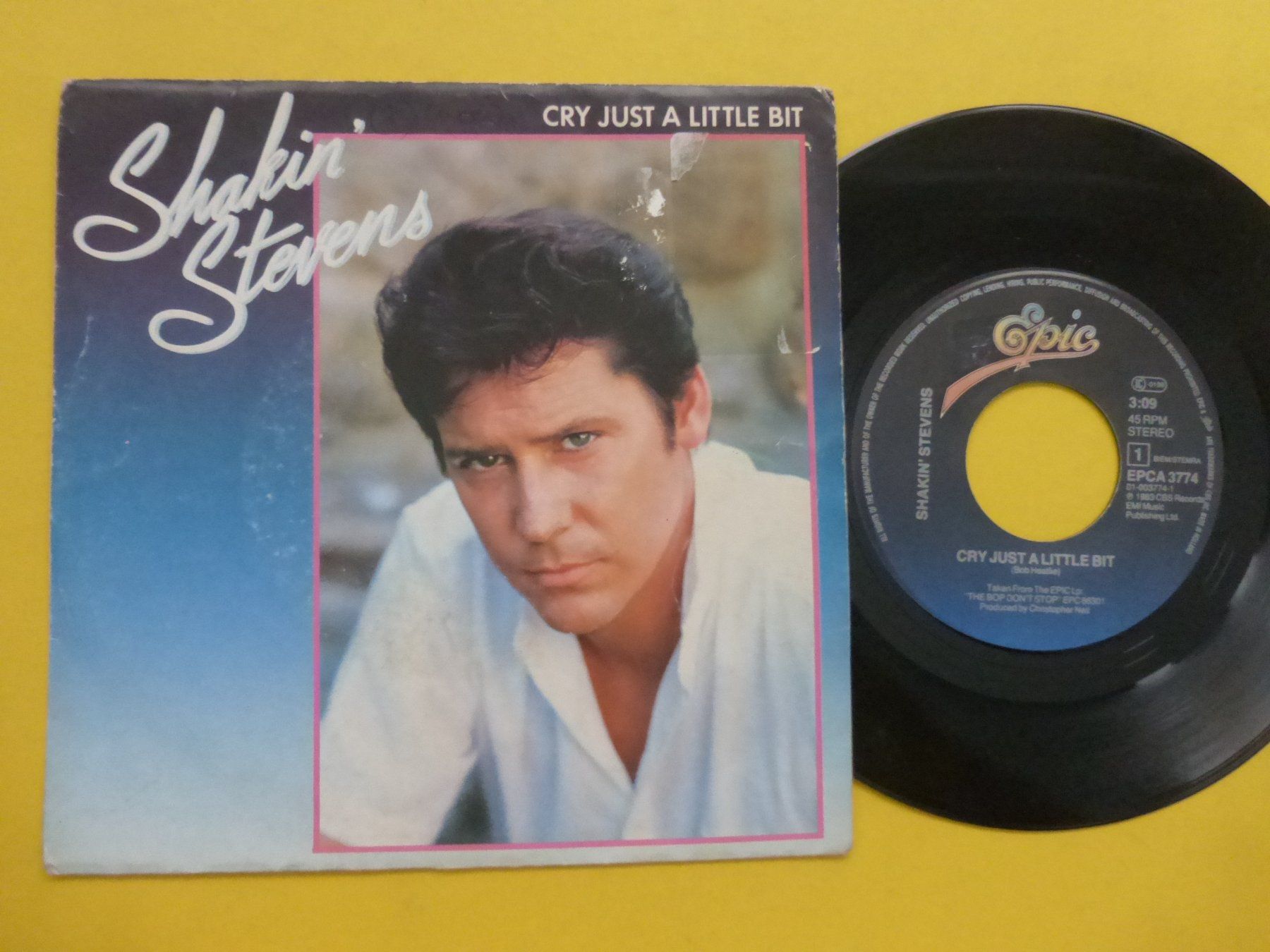 Schallplatten: Shakin' Stevens – Cry Just A Little Bit – Gebraucht aus Zürich von Swiss57