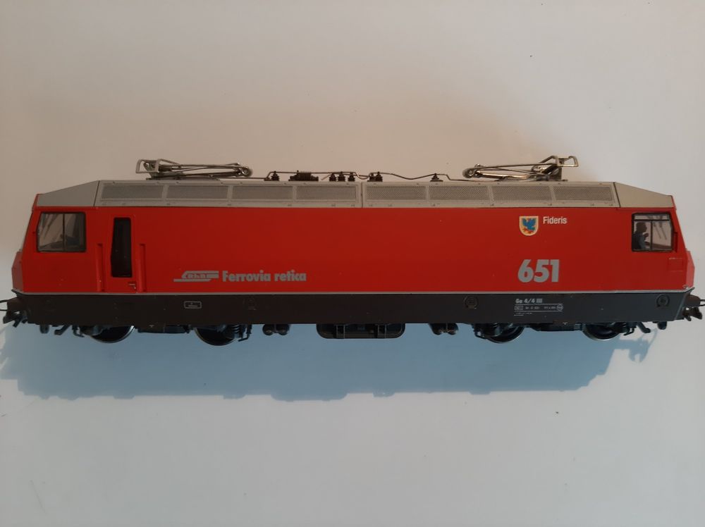 Bemo H0m 1259 161  RhB Ge 4/4 III 651 Fideris Digitalisiert 2