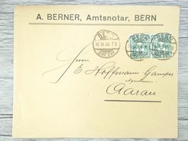 TR72 Enveloppe + Timbre Suisse 1904