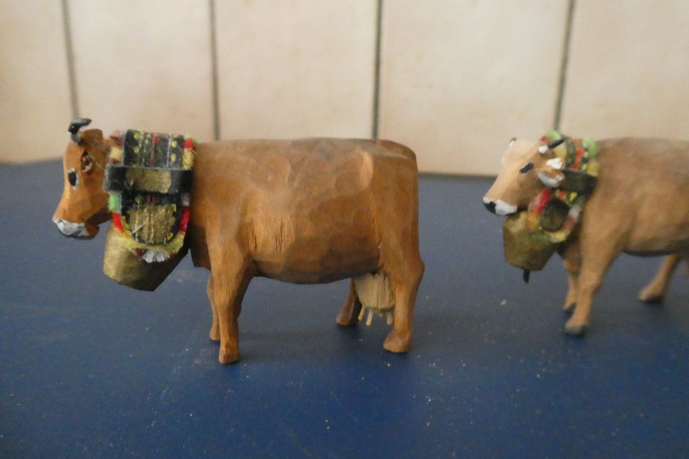 Ensemble D'icônes De Vaches De Ferme Ensemble De Vecteurs D'icône De