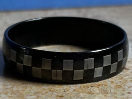 Herrenring Edelstahl Chess /Schach (63)