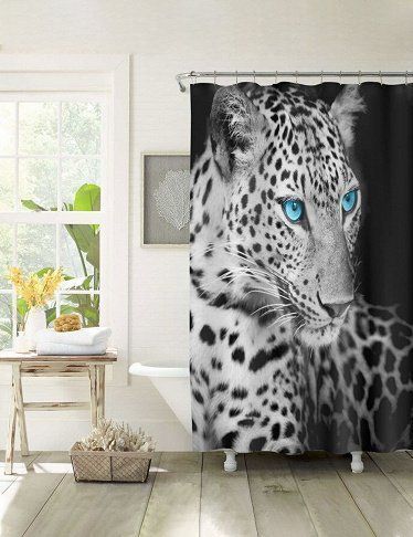 Tende: Duschvorhang Leopard 180x180 cm – Nuovo e nell'imballaggio originale da Langenbruck venduto da Gumsi