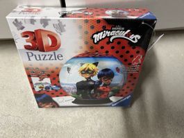 Miraculous Ladybug 3D Puzzle Kugel Neu & OVP Winterspass