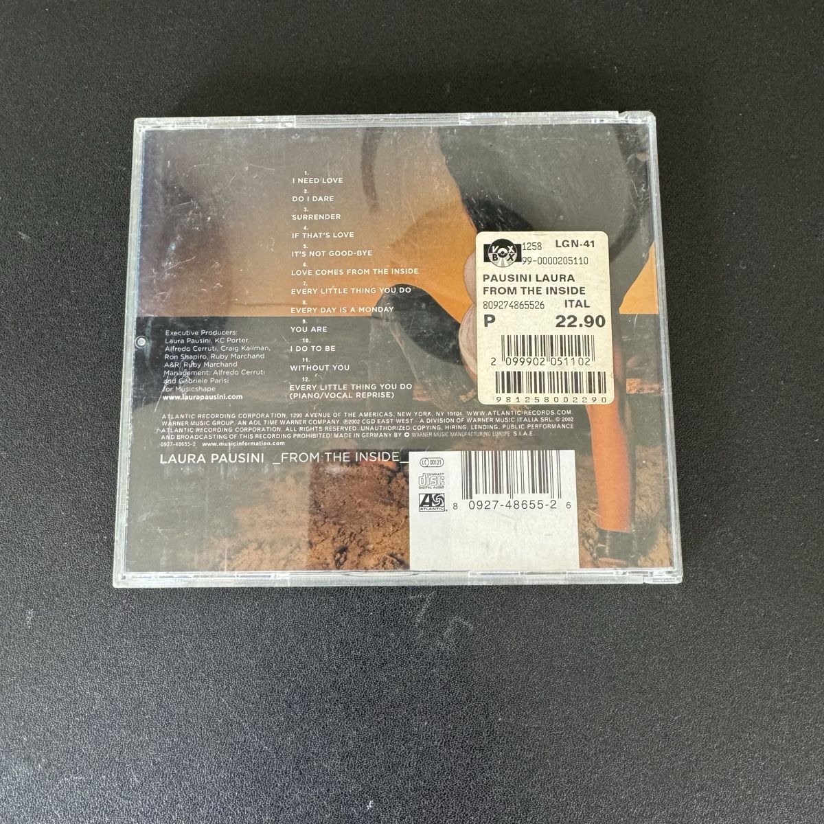 CD: Laura Pausini – Usato da Zürich venduto da Aesti 1