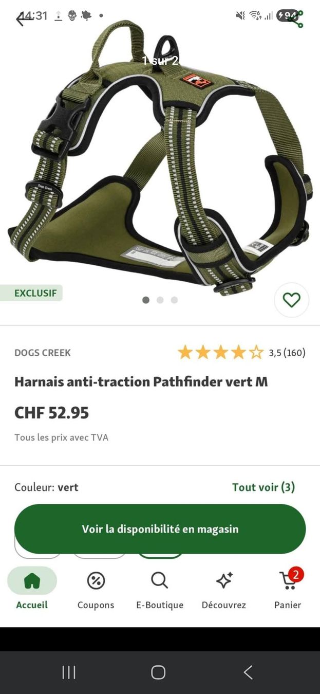 Attrezzatura da arrampicata: harnais dogs creek M – Nuovo e nell'imballaggio originale da Sembrancher venduto da cha_xq6s