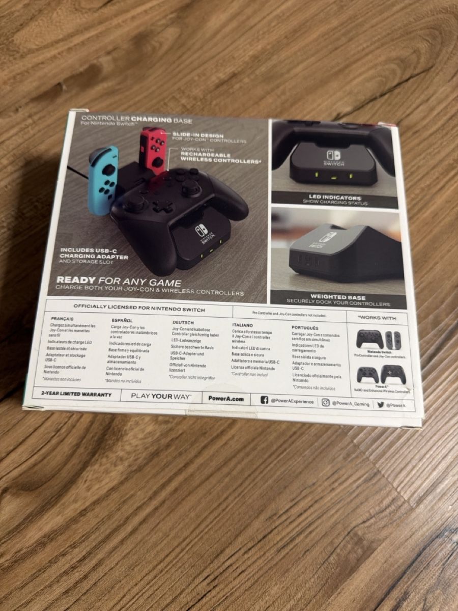 Nintendo Accus & piles: PowerA Nintendo Switch Controller Ladestation – Neuf avec emballage d'origine à Oftringen par HaMi91 1