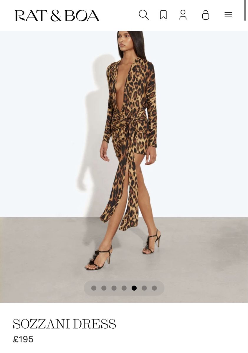 Vestiti: Rat and Boa Leopard Cheetah Mini Dress – Nuovo e nell'imballaggio originale da Aigle venduto da 029_mbn 6