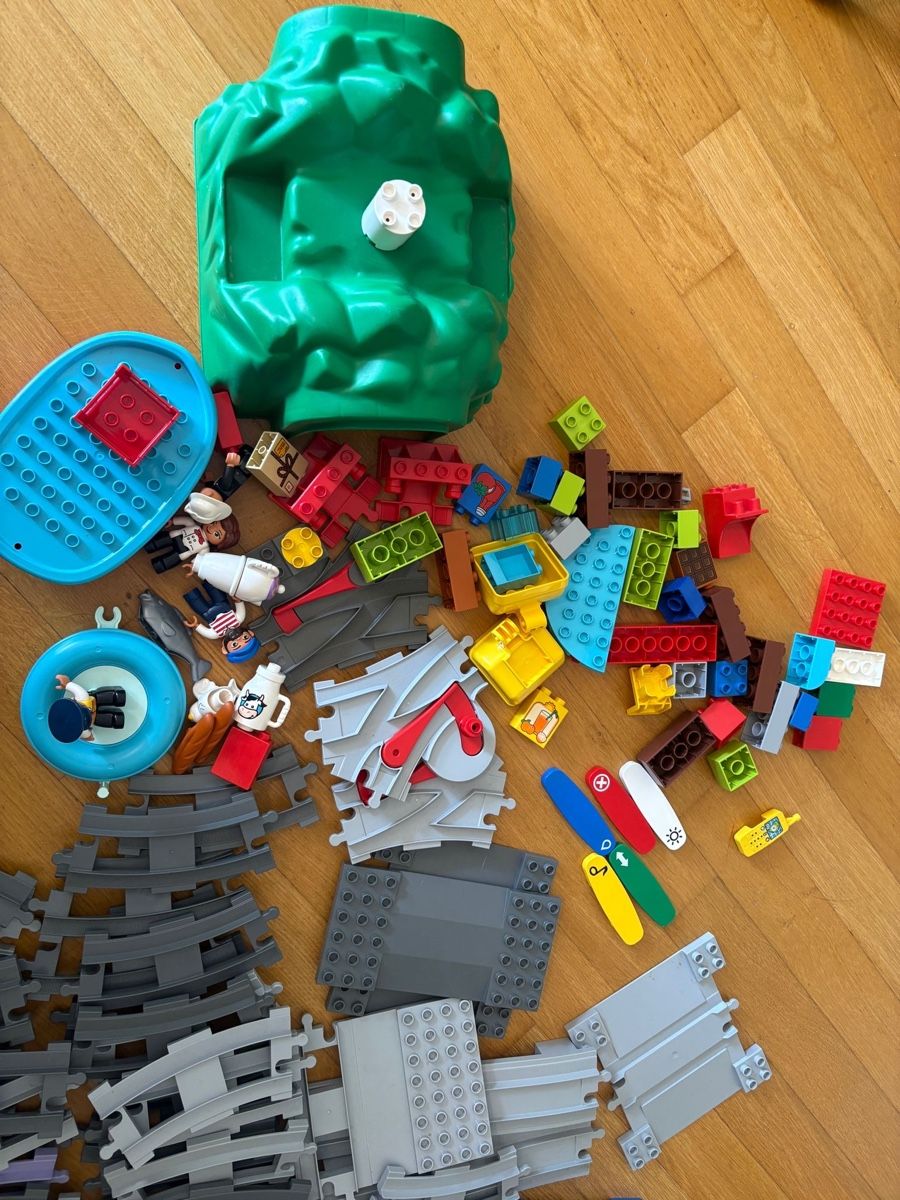 Lego Giocattoli: Lego Duplo riesen Eisenbahn Set - – Usato da Münchenstein venduto da sommerverkauf12 1