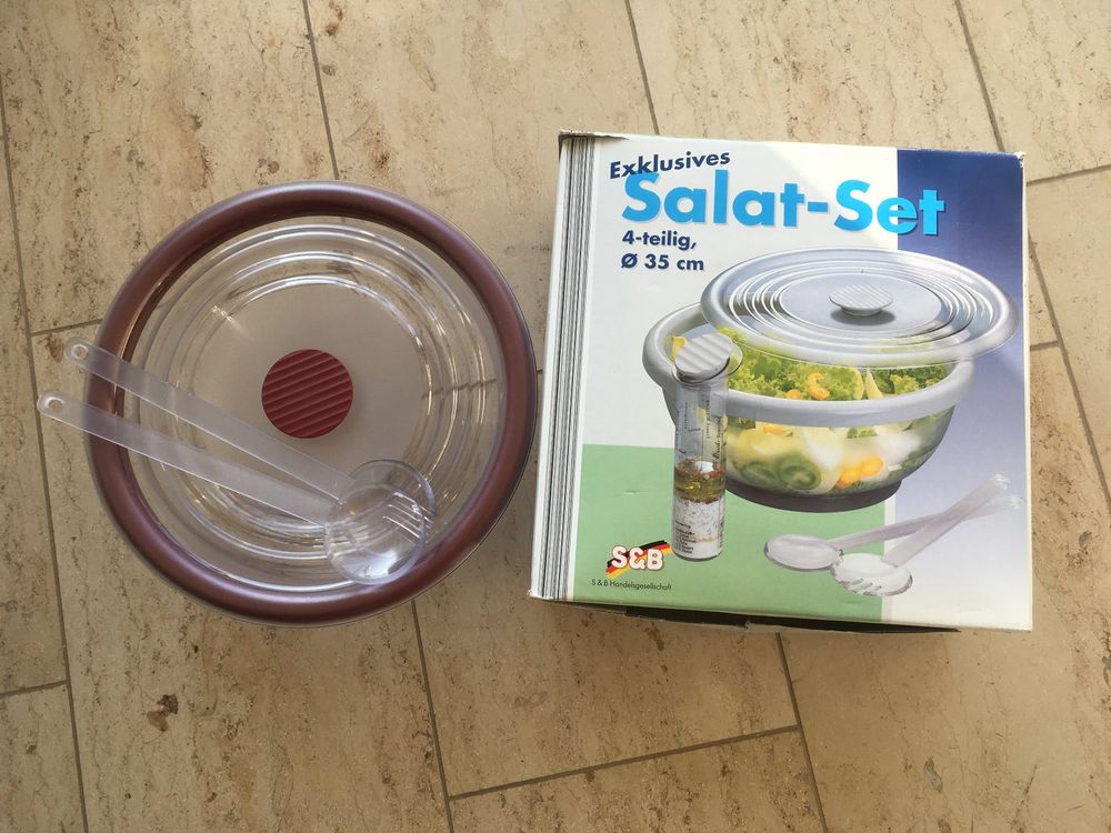 BORMIOLI Basic Salatschüsseln Aus Glas – Durchsichtig, 26x26x14,5 Cm, Spülmaschinengeeignet