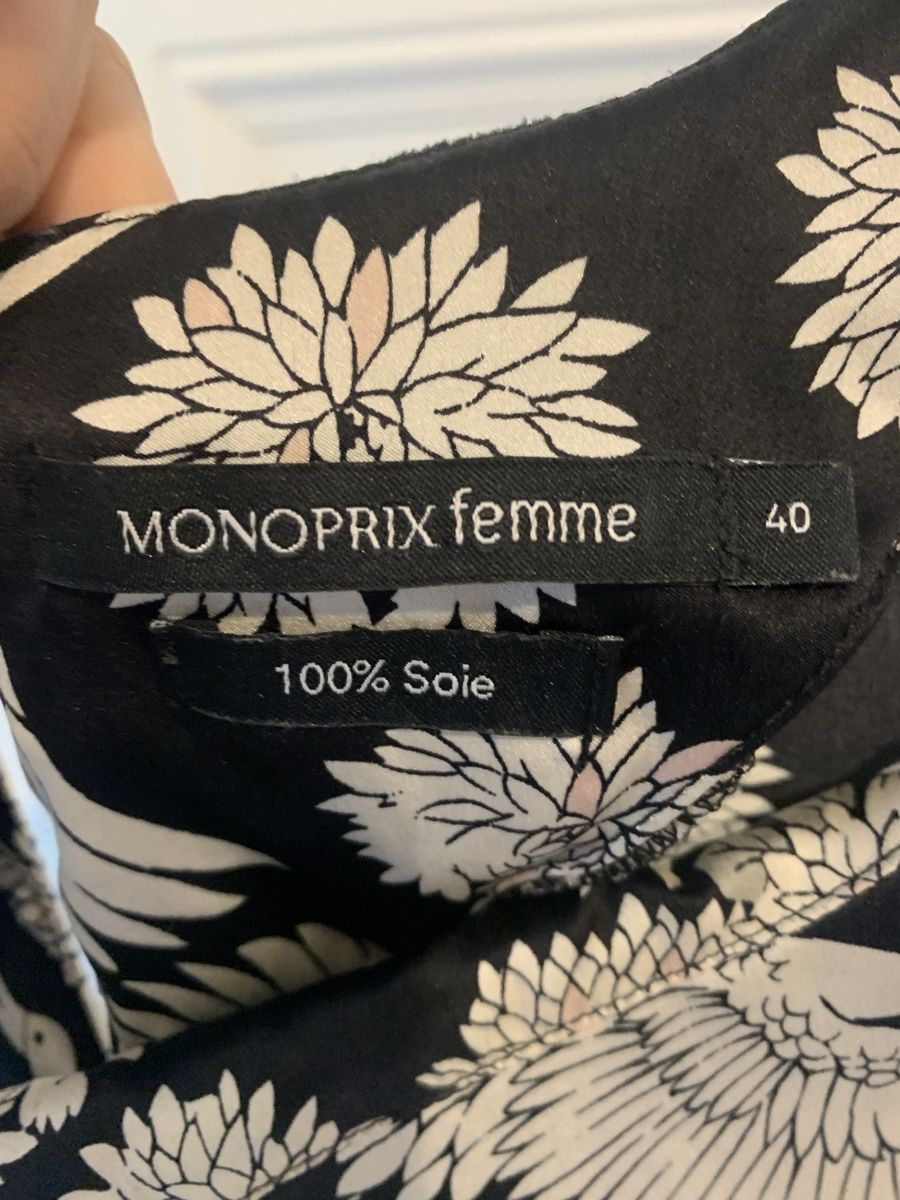 Tuniken: Tunique en soie à motifs – Neu (gemäss Beschreibung) aus Genève von rez_c6c6 3