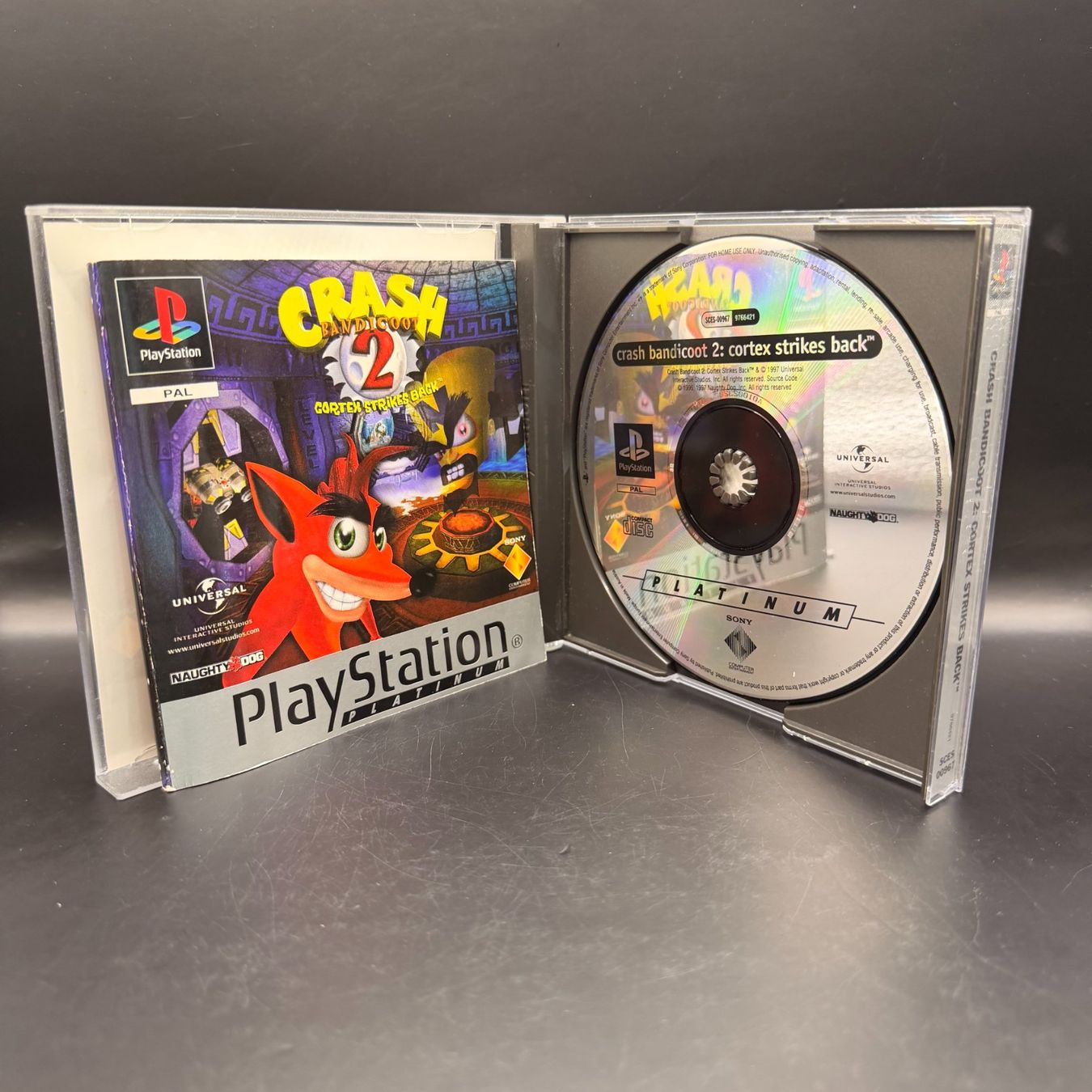 Sony Giochi: PS1 Crash Bandicoot 2 Cortex Strikes Back Platinum – Usato da Düdingen venduto da Nerdworld 2