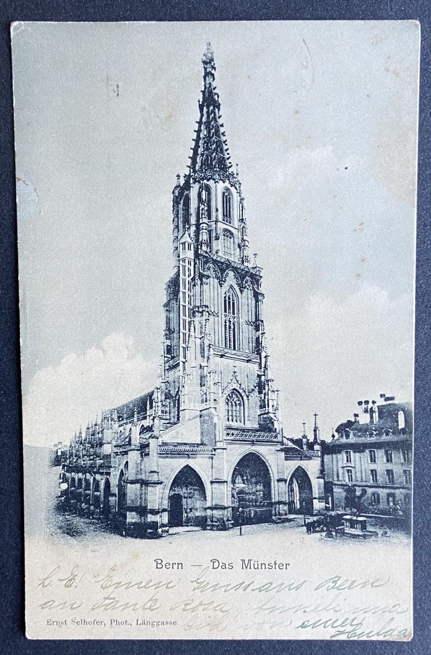 Cartes postales: AK Bern das Münster – D'occasion à Böckten par Hansi36